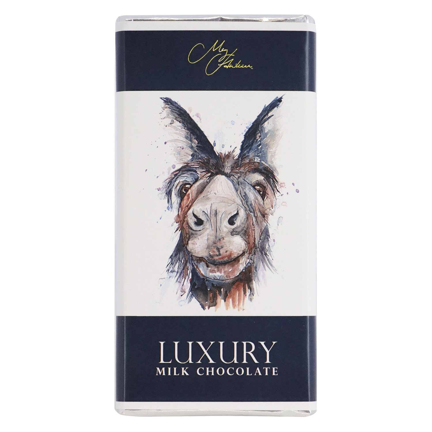 Meg Hawkins Donkey design milk chocolate bar - 5x85g