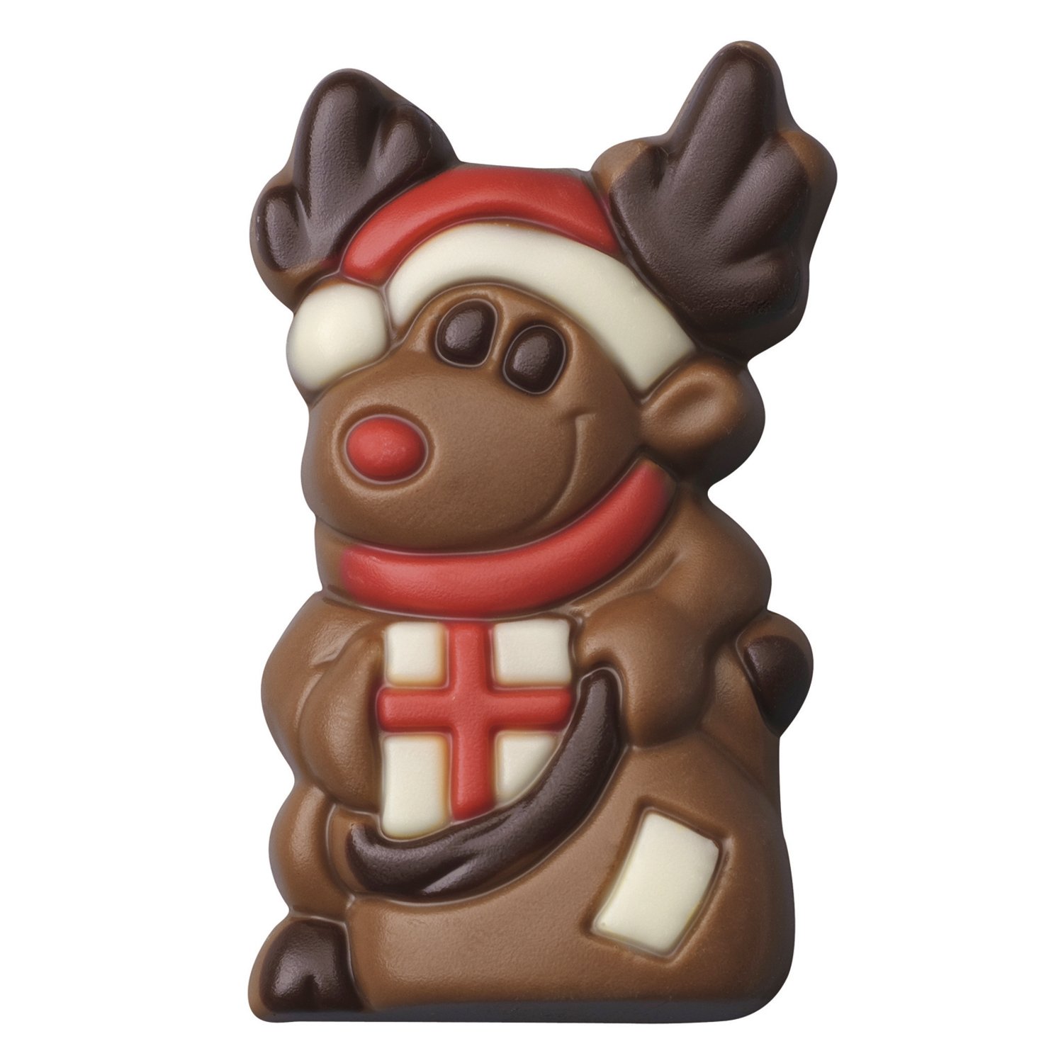 Assorted solid chocolate Christmas figures - 54mm - approx 10g - 2xkg