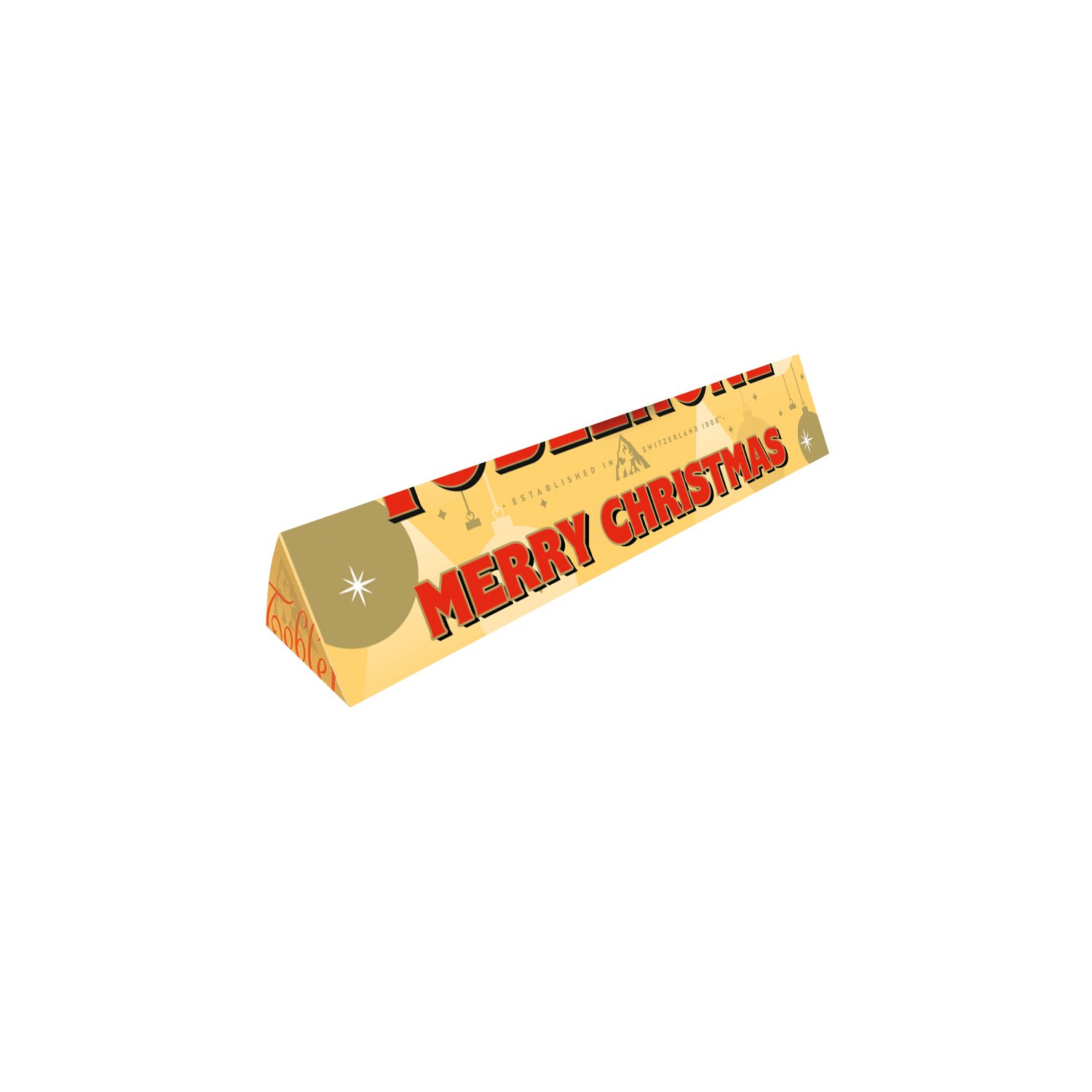 Large Toblerone with MERRY CHRISTMAS sleeve  10x360g