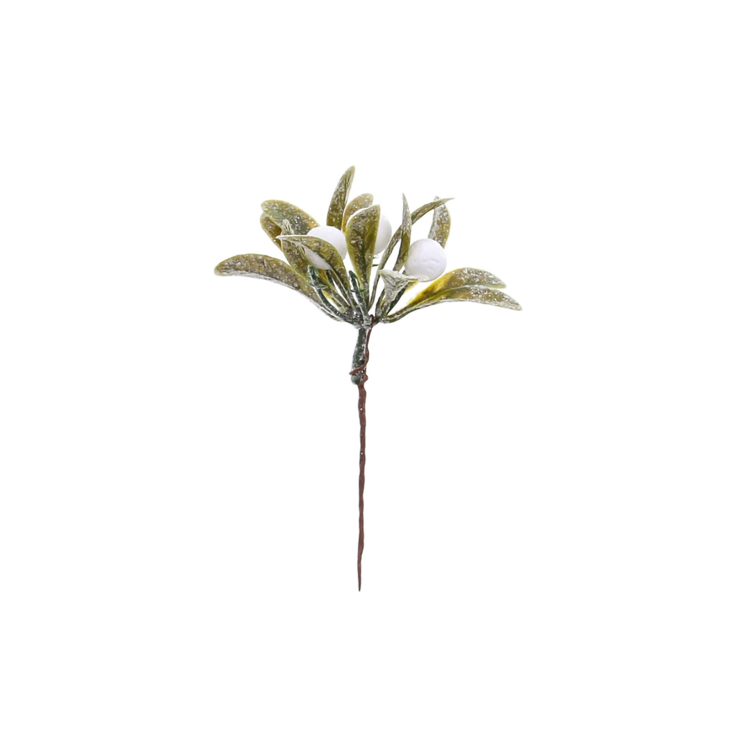 Mistletoe with 3 berries - 13 x 9 x 6 cm x 50pcs