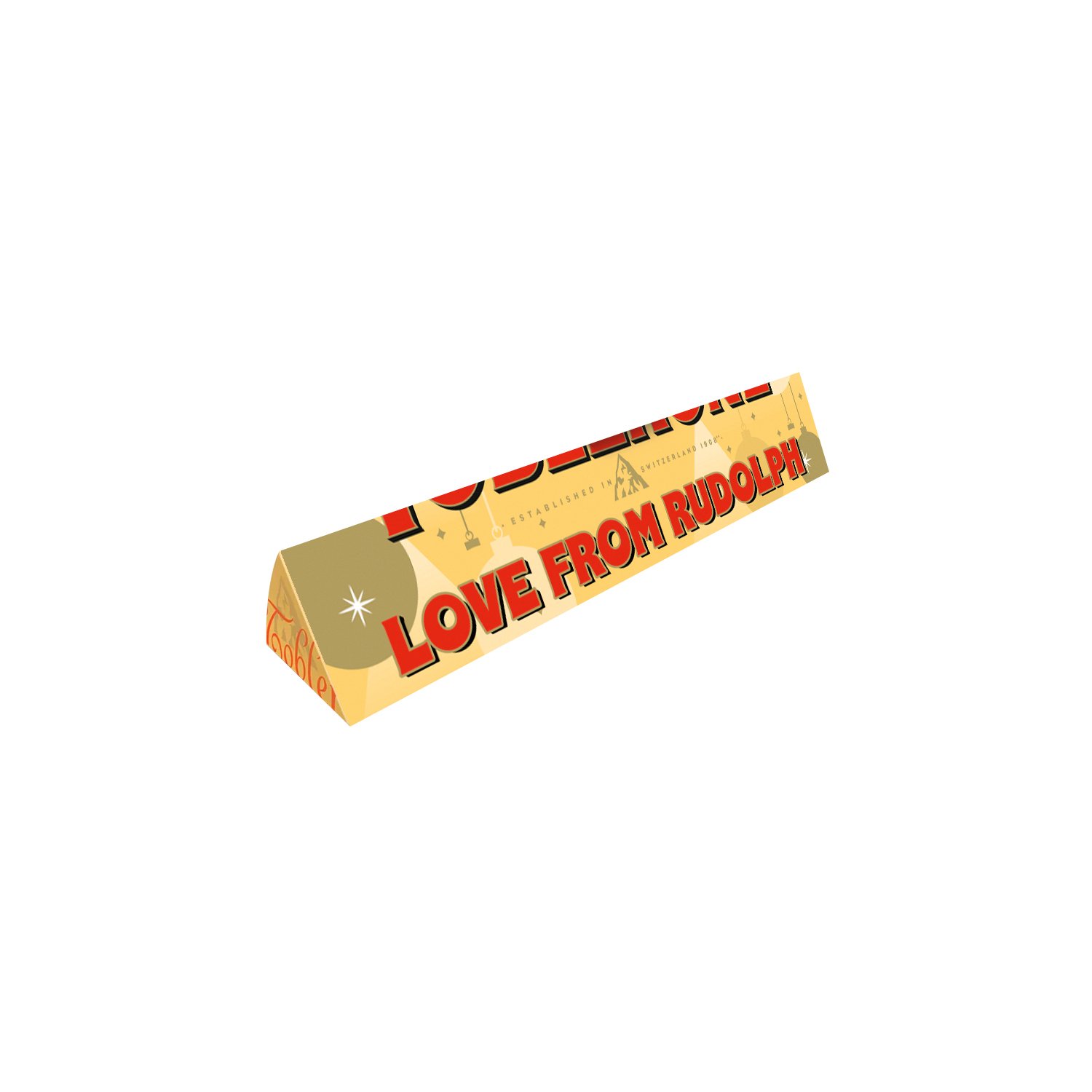 Toblerone with LOVE FROM RUDOLPH sleeve  12x100g