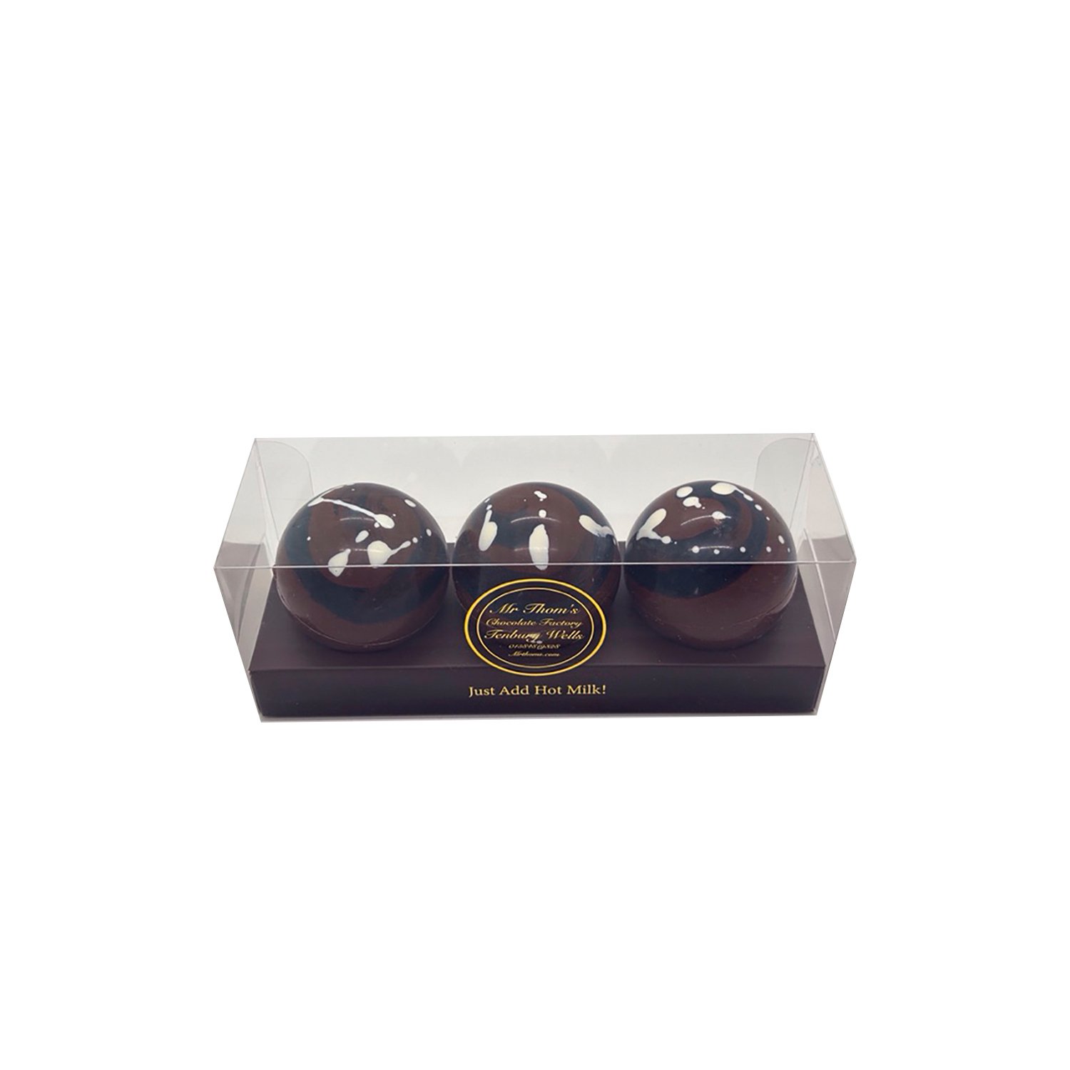 Mr Thom's triple mini dark chocolate bomb in gift box - VAT FREE 12x90g