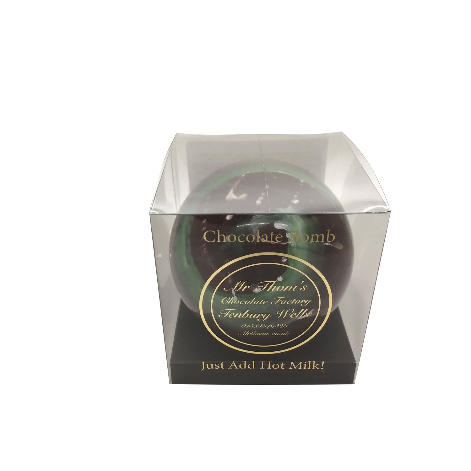 Mr Thom's dark chocolate mint bomb in gift box - VAT FREE 8x80g