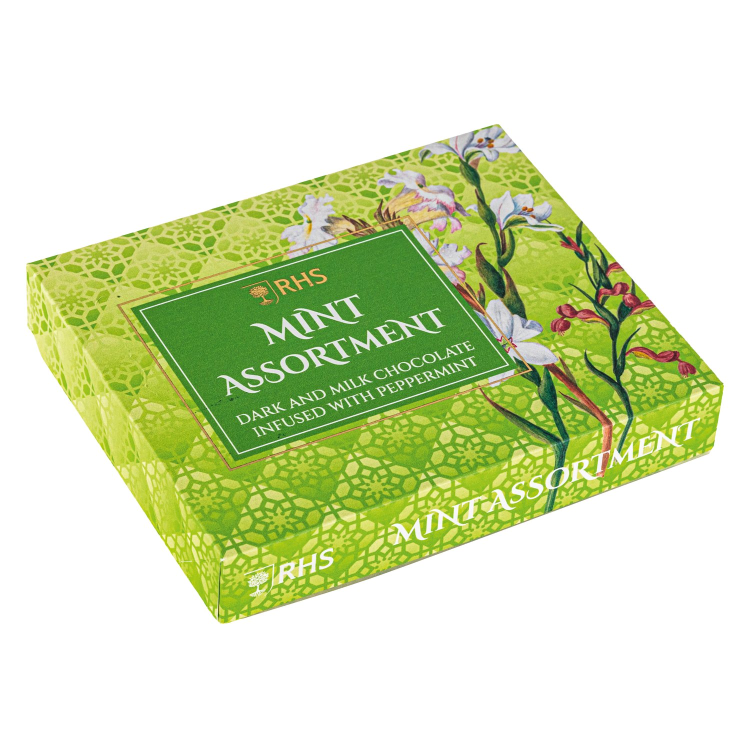 Mint Assortment - dark and milk peppermint chocs in gift box 8x165g