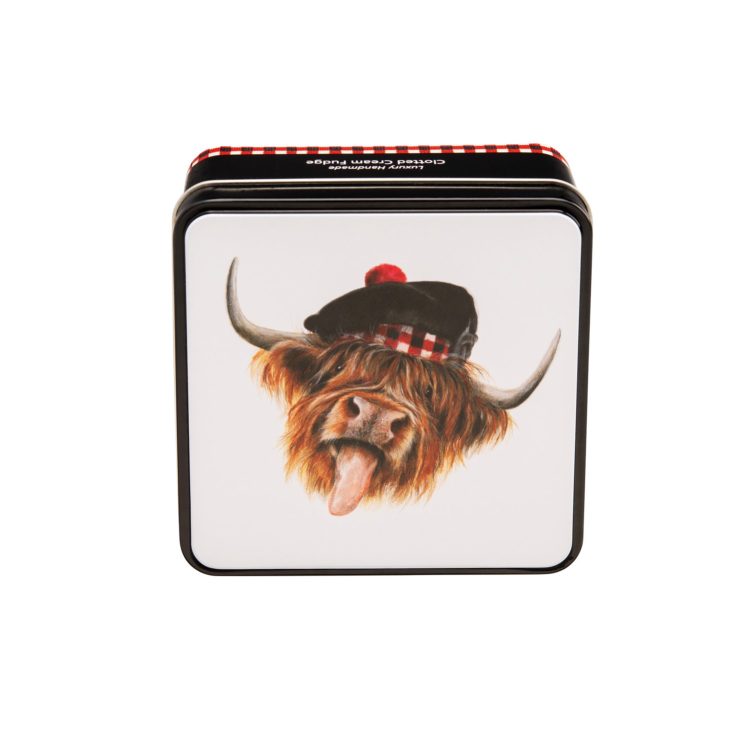 Lana Mathieson Och Aye the Coo tin of clotted cream fudge 16x120g