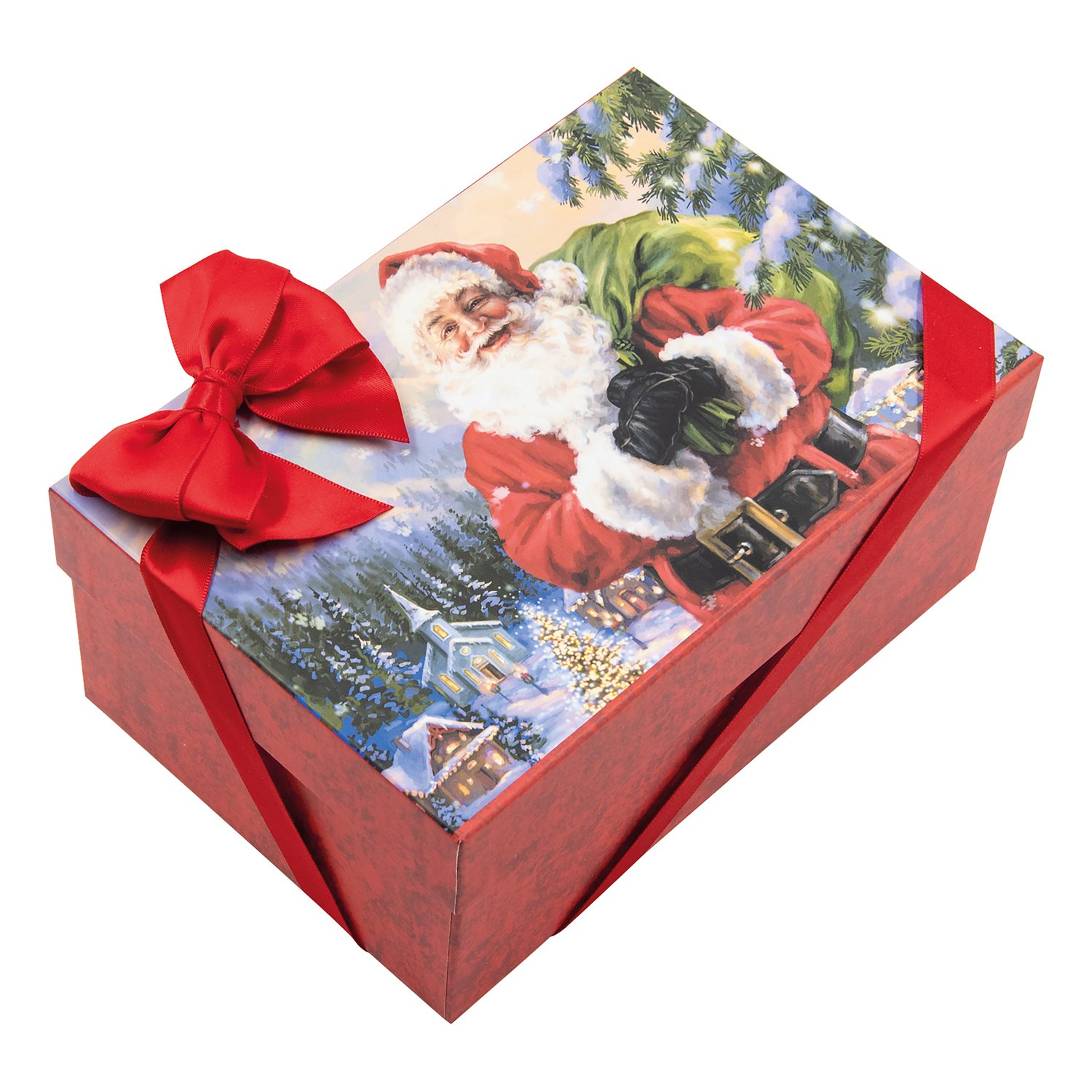 Classic Christmas box with milk choc spheres with hazelnut cream 6x300g