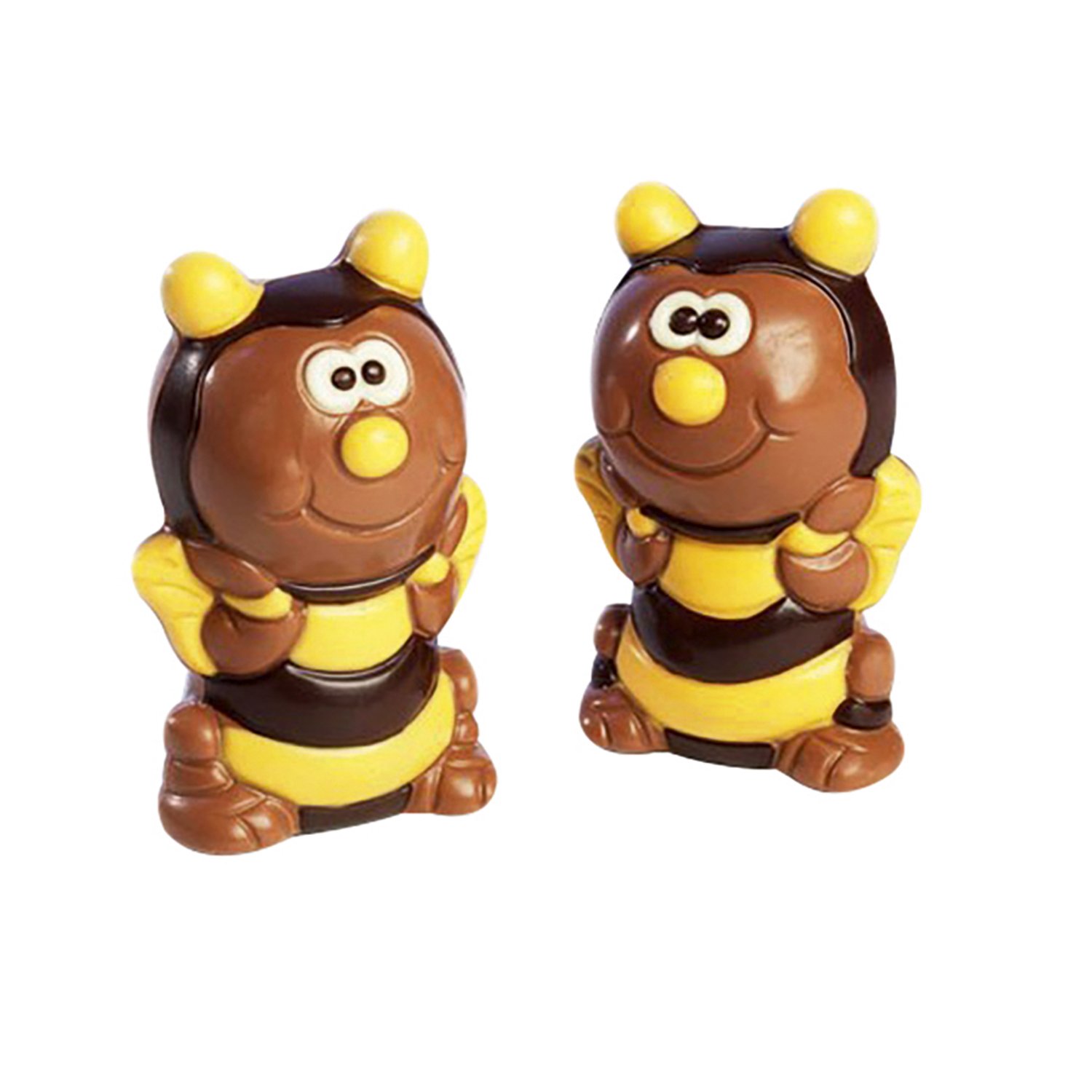 Decorated hollow milk choc bumble bee 13cm - 8x110g