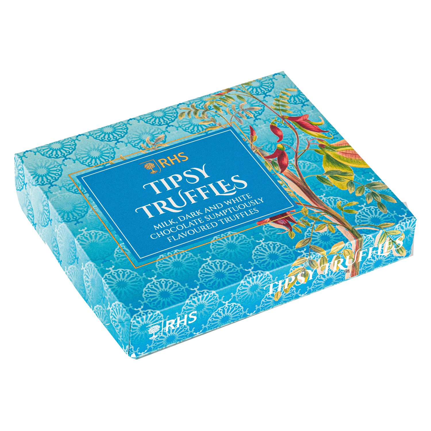 Tipsy Truffles - chocs with alcoholic flavour centres in gift box 8x155g