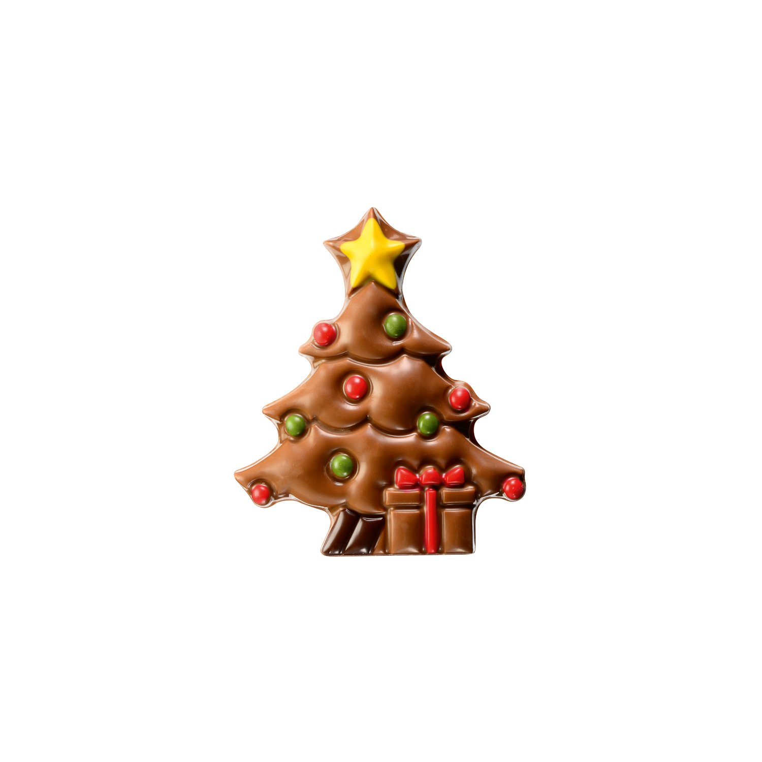 Decorated milk chocolate Christmas tree 12.5g x 1.8kg