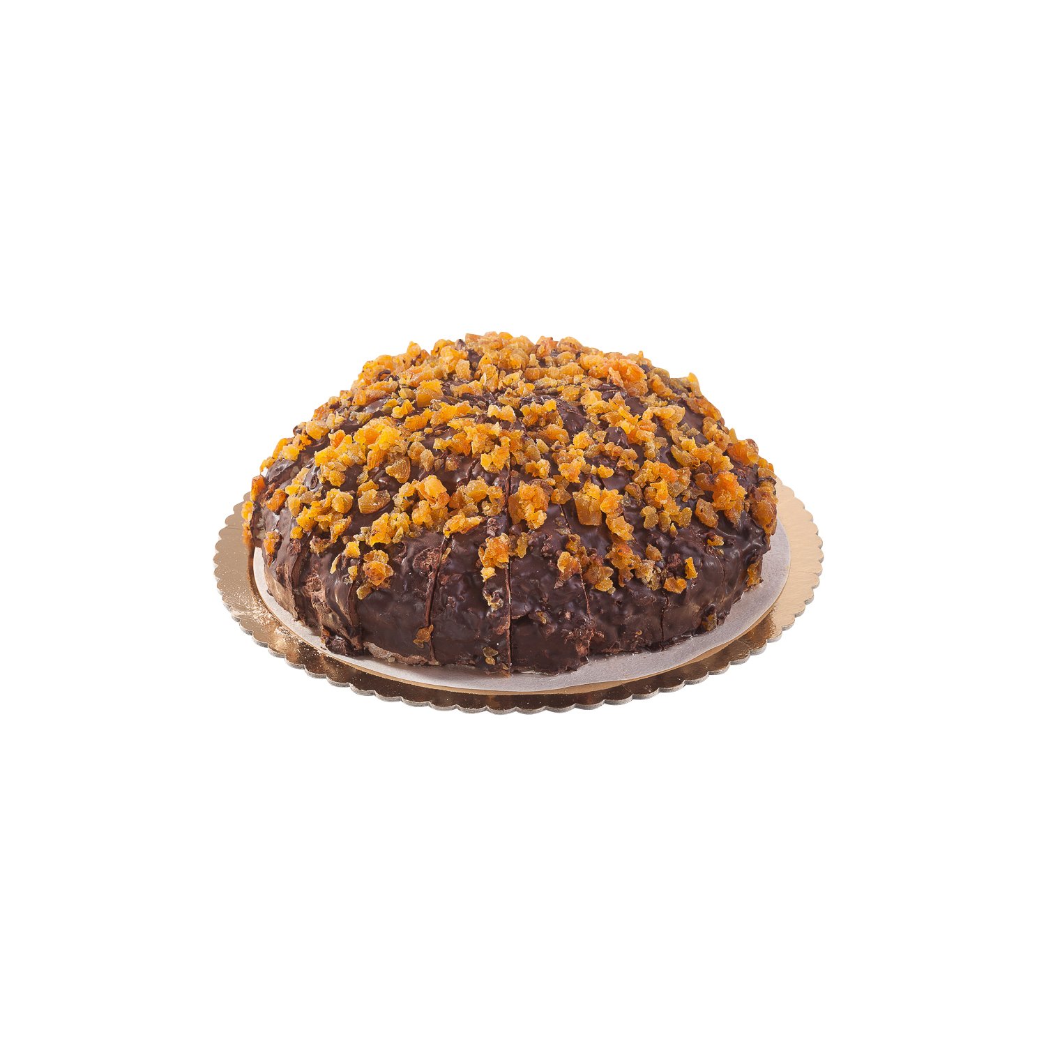 Sacher (chocolate) soft nougat cake with dried apricots - approx 4kg x 20pcs