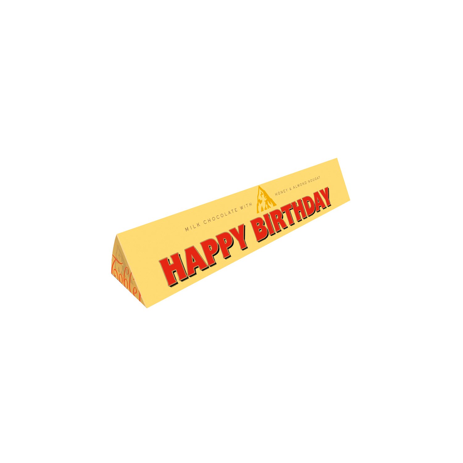 Large Toblerone with HAPPY BIRTHDAY sleeve 10x360g