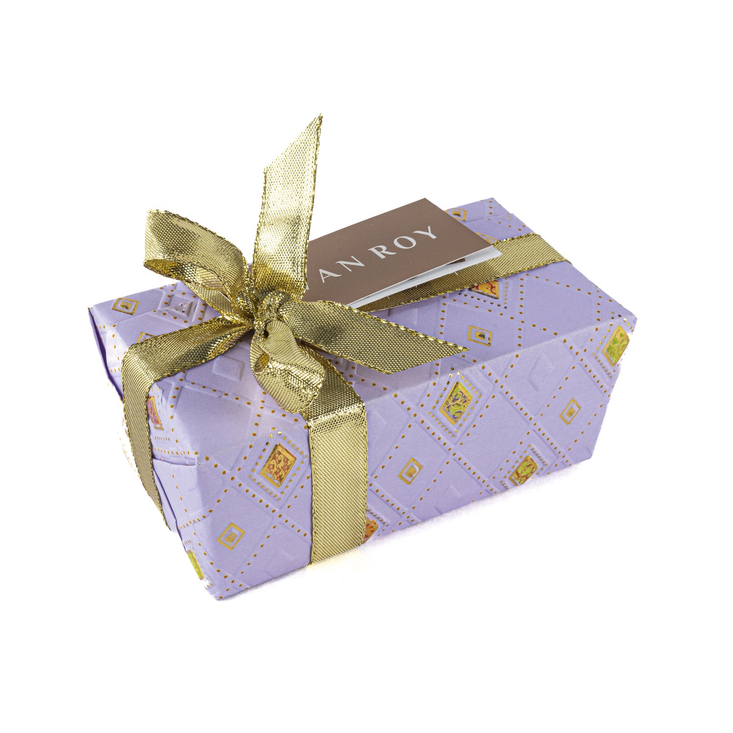 Non Alcoholic Belgian chocolates in gift wrapped ballotins - 2 designs - 8x210g