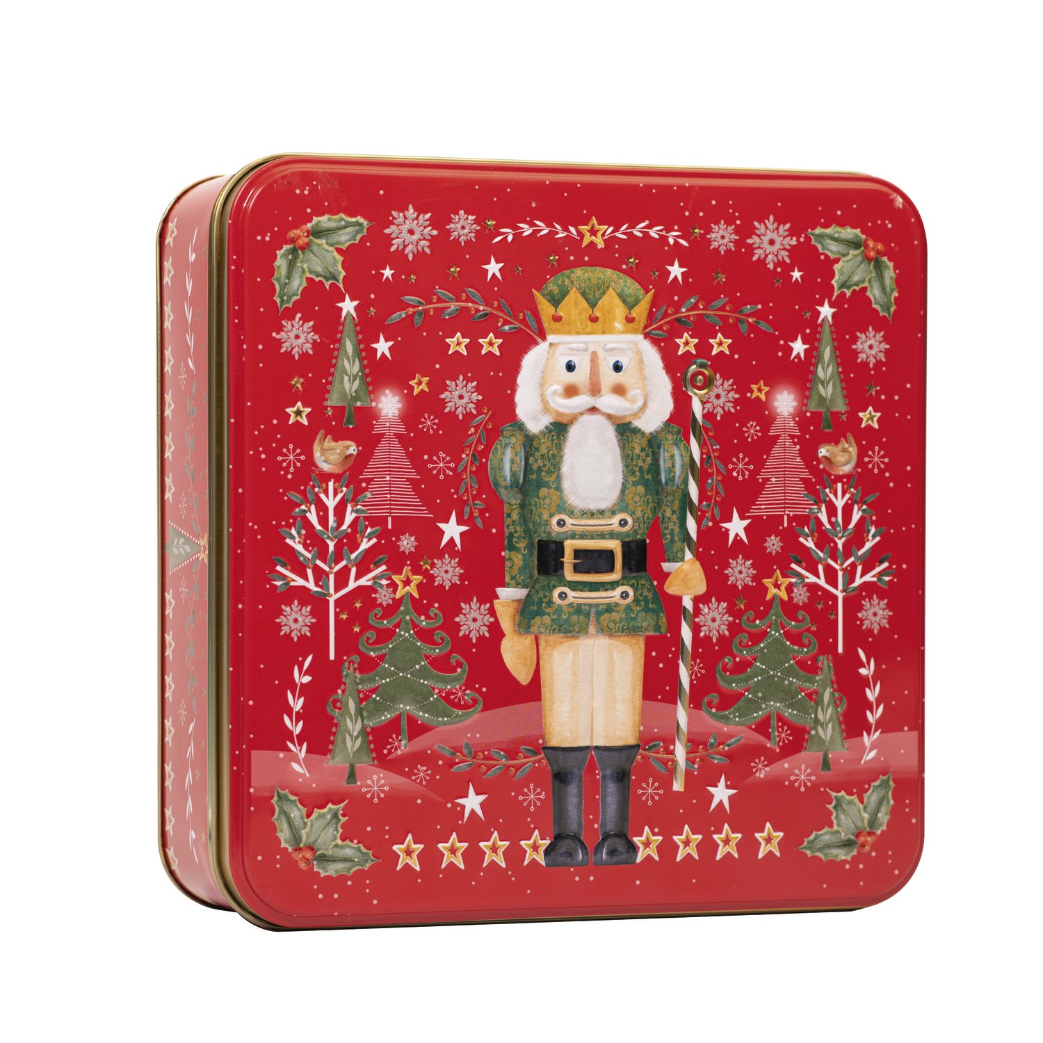 Nutcracker square tin of assorted biscuits - VAT FREE - 8x400g