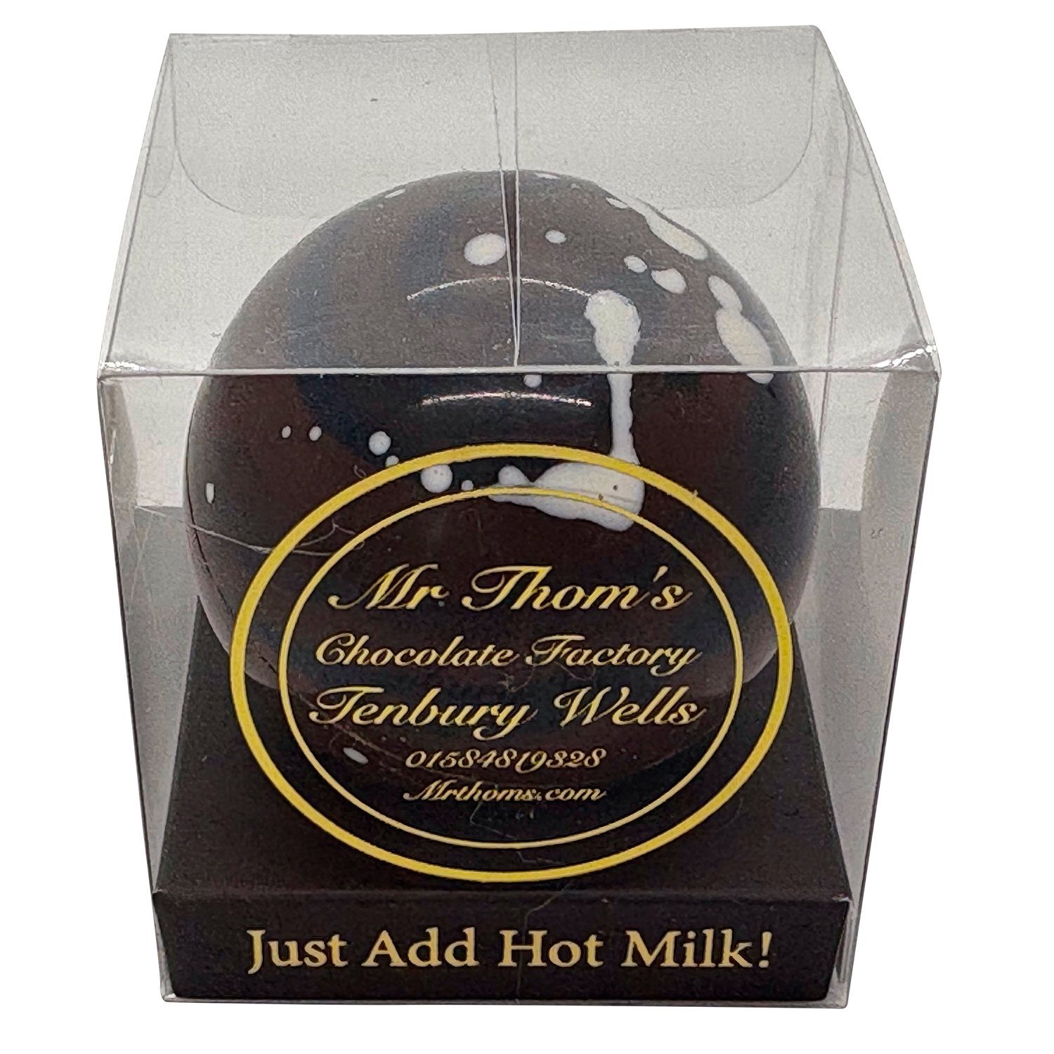 Mr Thoms mini dark choc bomb in acetate gift box - VAT FREE 24x30g