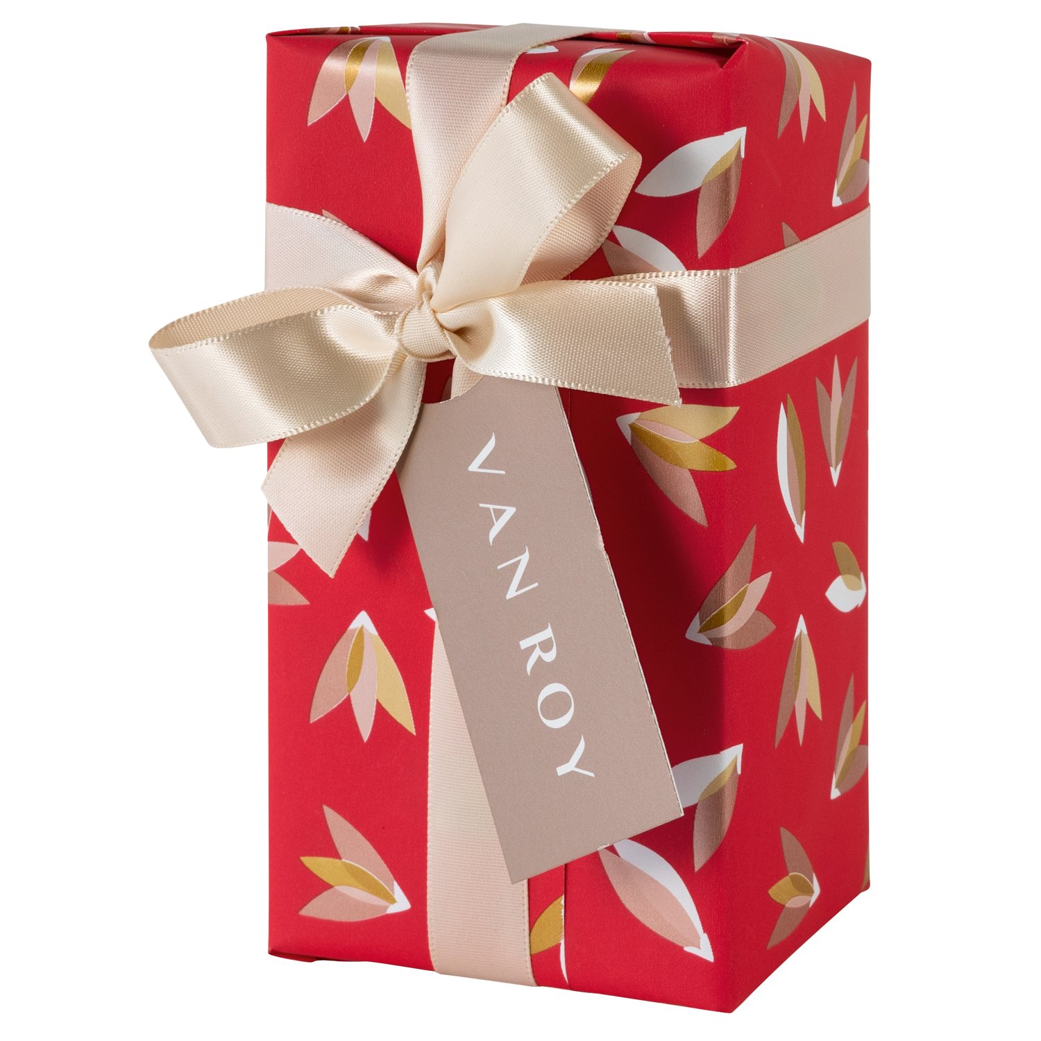 NON ALCOHOLIC Belgian chocs in gift wrap ballotins with menu 8x185g