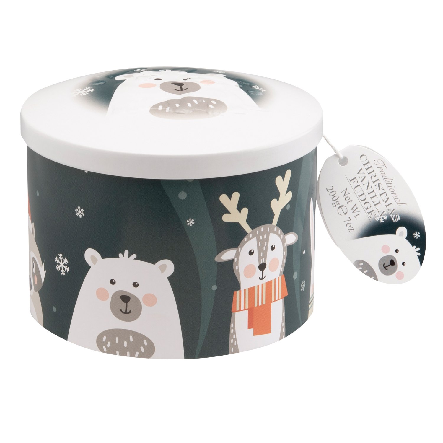 Festive friends tin of vanilla fudge 12x200g