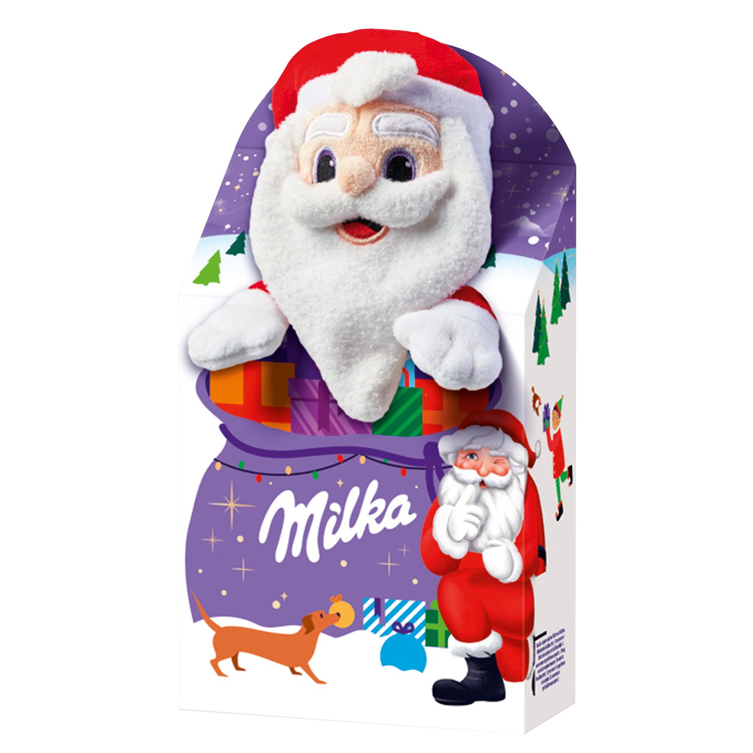 Milka plush toy gift box with Oreo bar 2 x milk cow bar and snowballs 10x96g