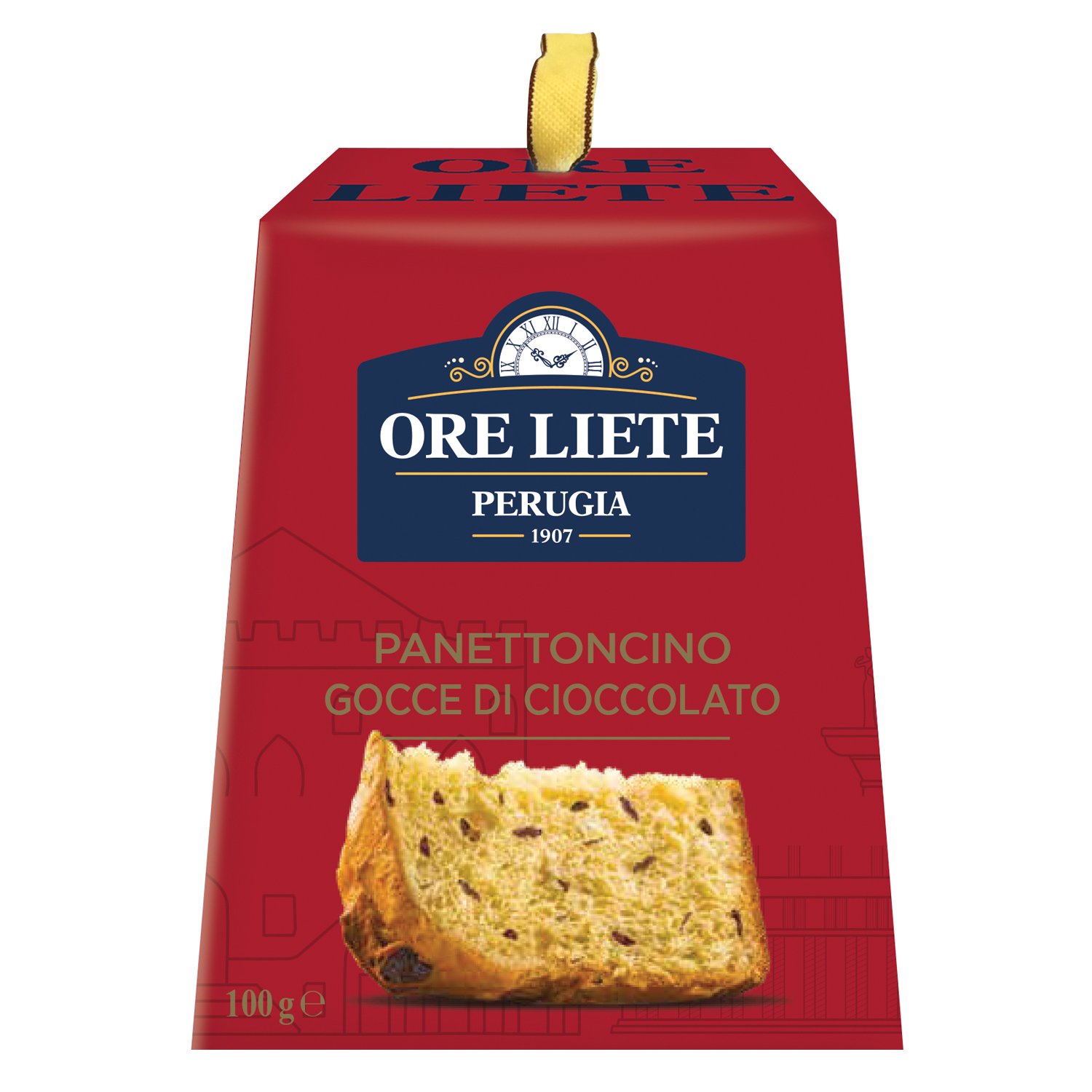 mini panettone with chocolate chips in gift box - VAT FREE 36x100g