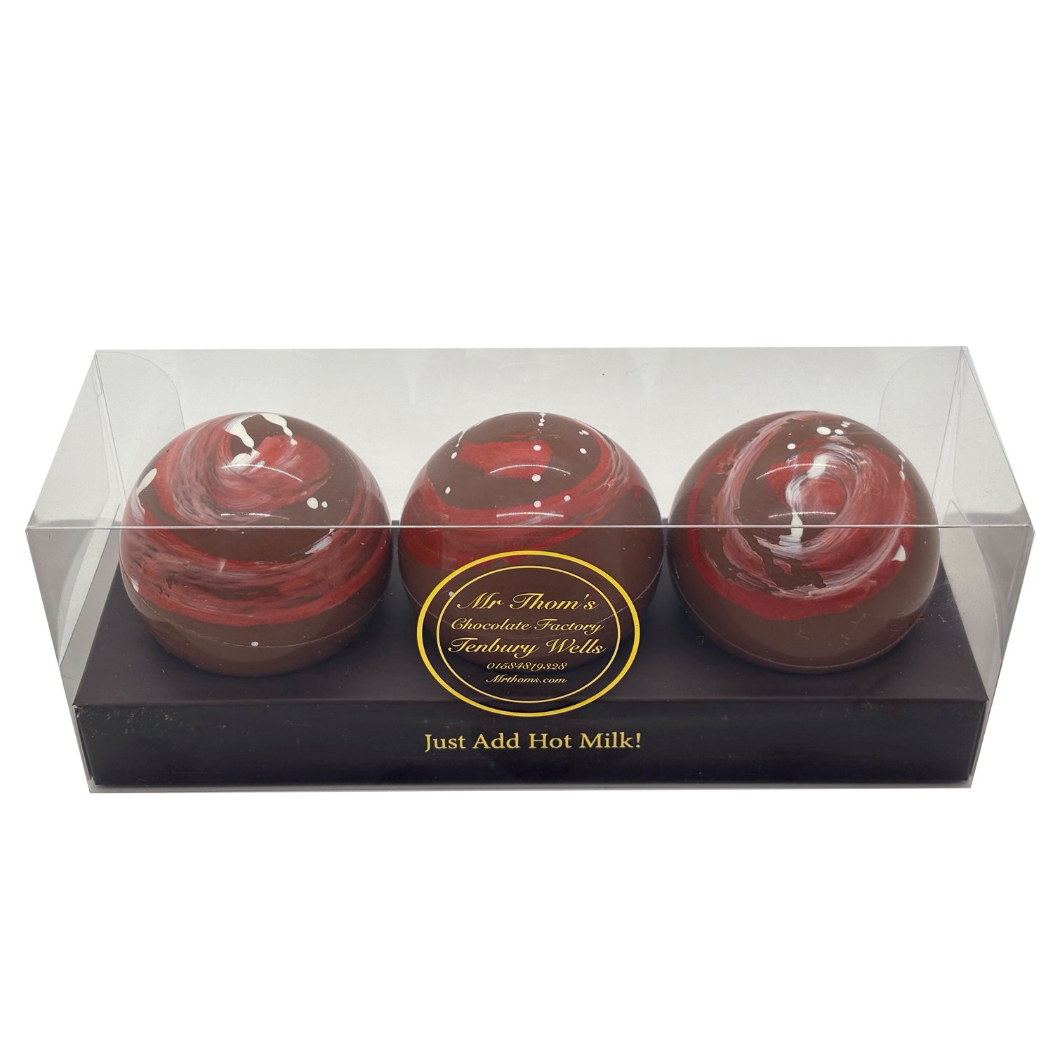 Mr Thom's triple mini milk chocolate bomb in gift box - VAT FREE 12x90g