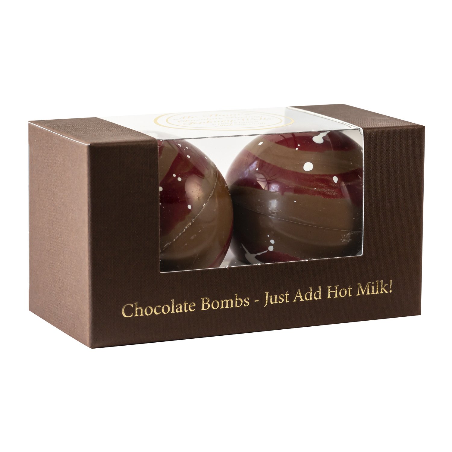 Mr Thom's duo milk chocolate bomb in gift box - VAT FREE - 6x160g