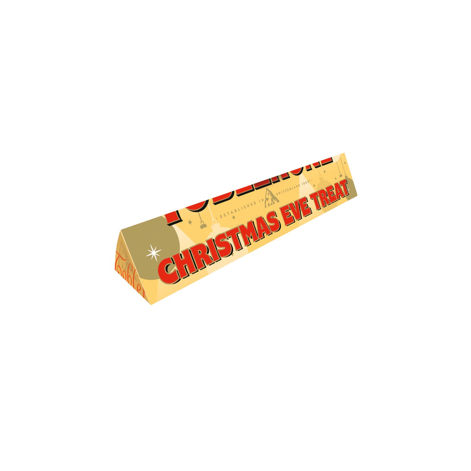 Large Toblerone with CHRISTMAS EVE TREAT sleeve  10x360g