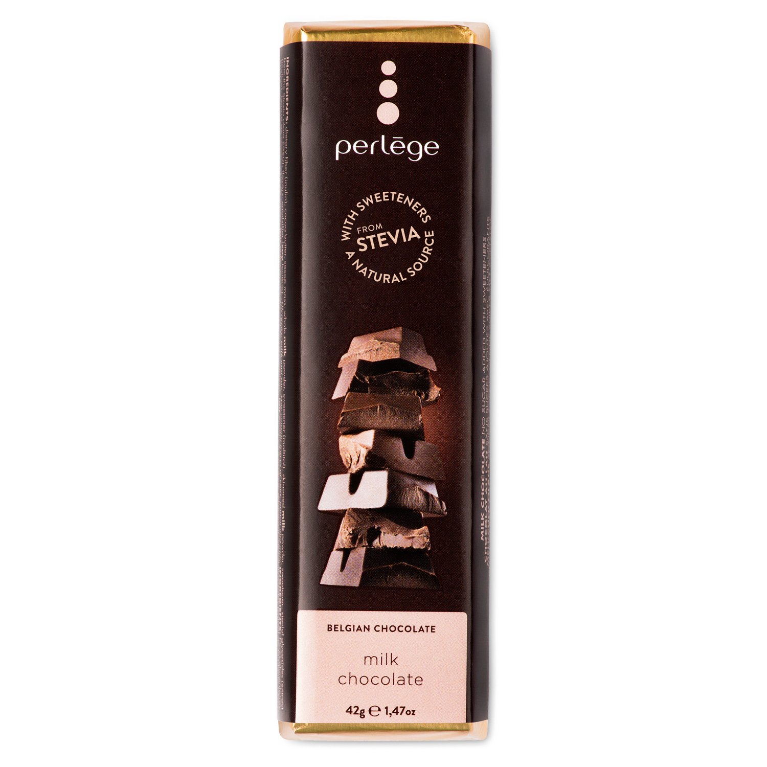 Perl�ge  solid milk chocolate bar 15x42g