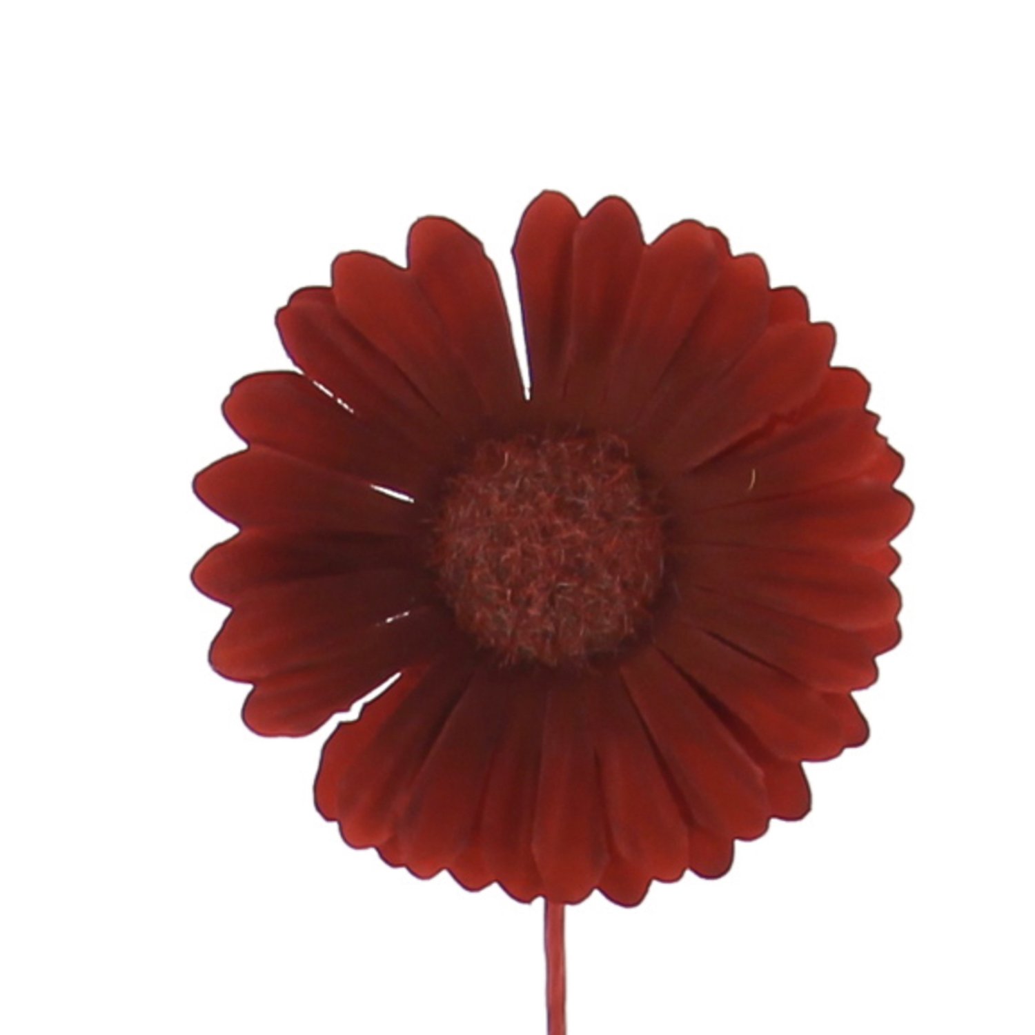 Germini red coloured flower decoration 13 x 6.5cm - 96pcs