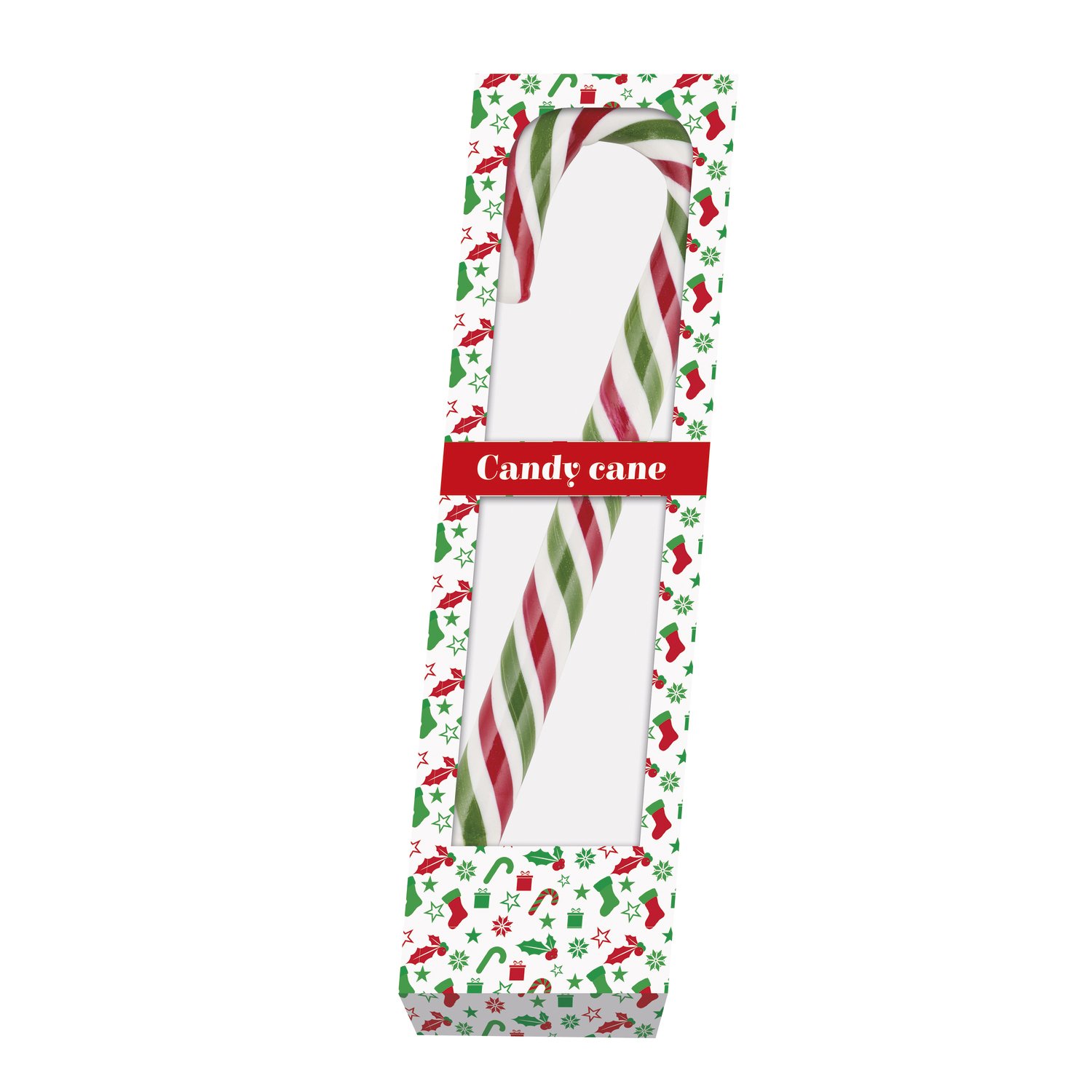 Giant candy cane 24.8cm - 10x100g
